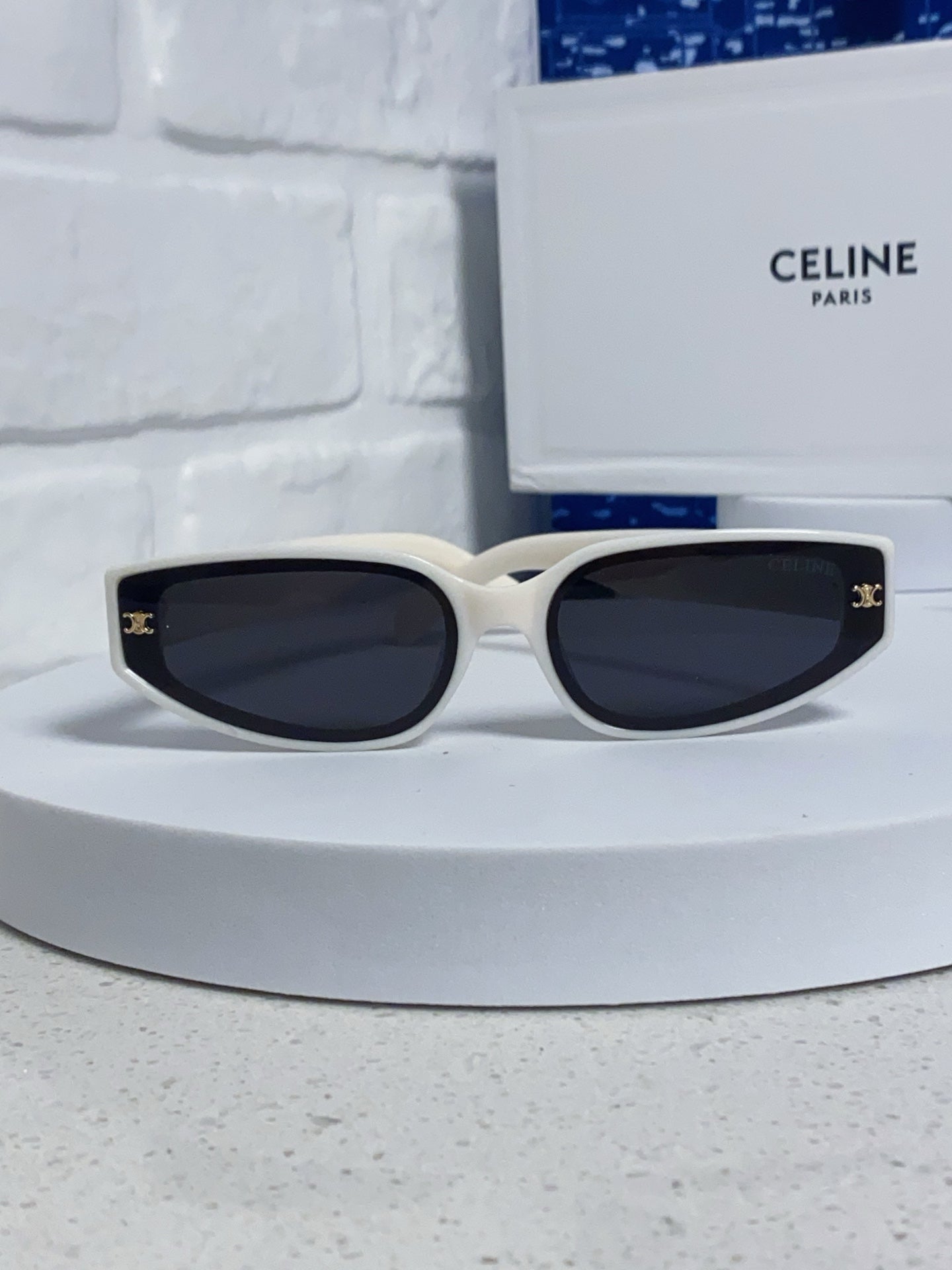 Celine Cat-Eye Gray Lens Sunglasses for Men & Women - 867147 - detail image 2