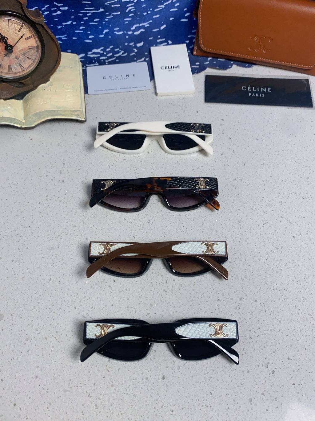 Celine Cat-Eye Gray Lens Sunglasses for Men & Women - 415616 - detail image 11
