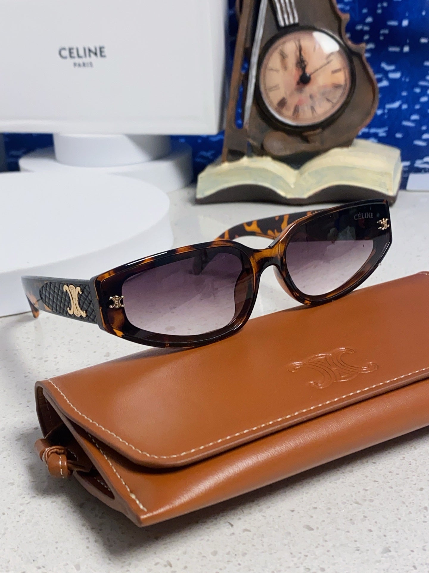 Celine Cat-Eye Gray Lens Sunglasses for Men & Women - 432027 - detail image 10