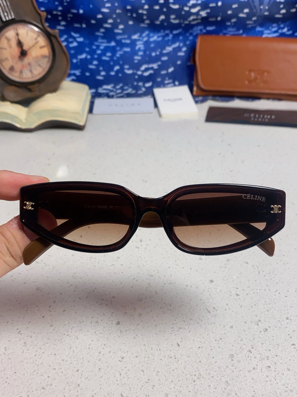Celine Cat-Eye Red Lens Sunglasses for Men & Women - 415599 - detail image 4