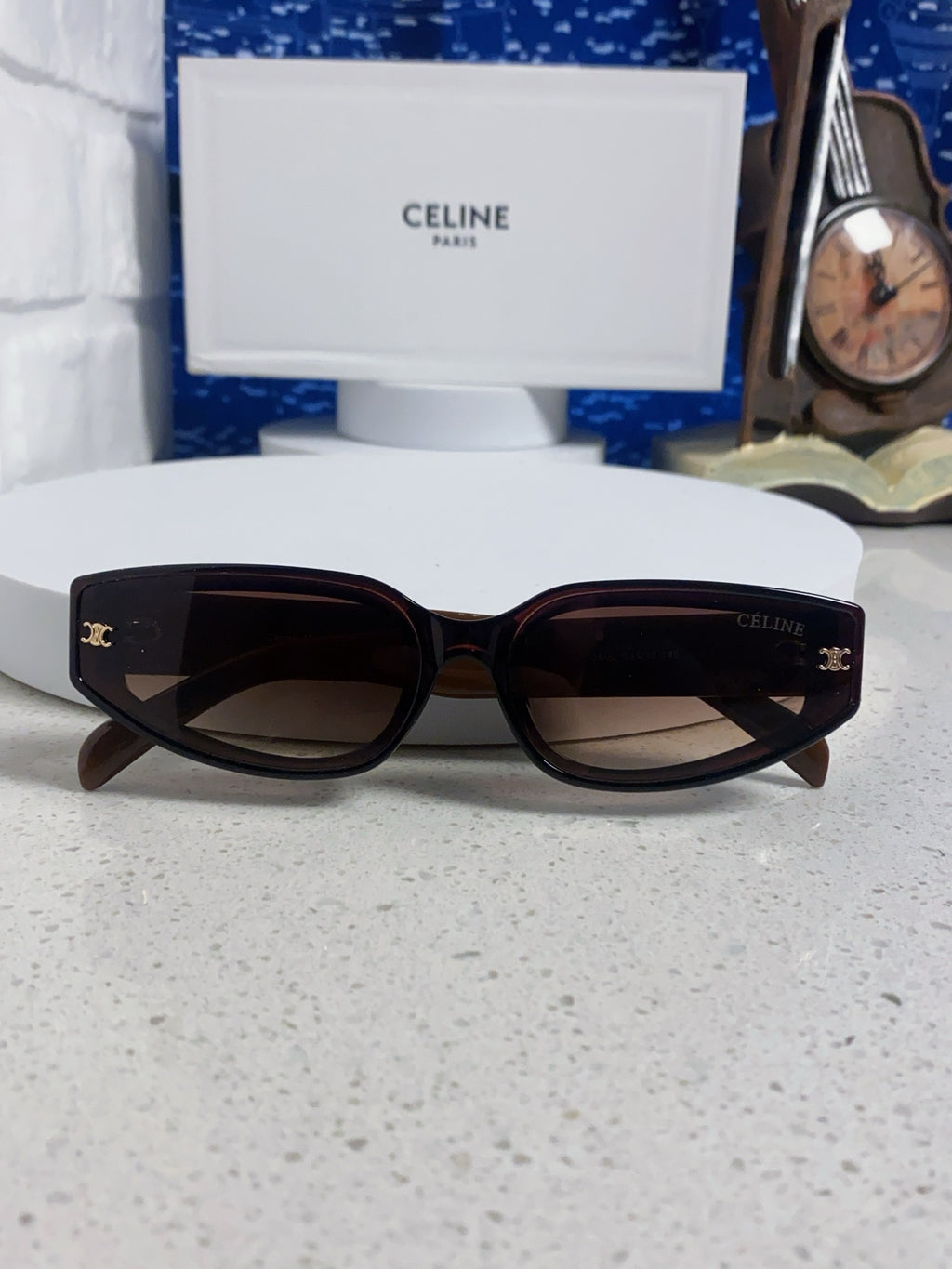 Celine Cat-Eye Red Lens Sunglasses for Men & Women - 415599 - detail image 9