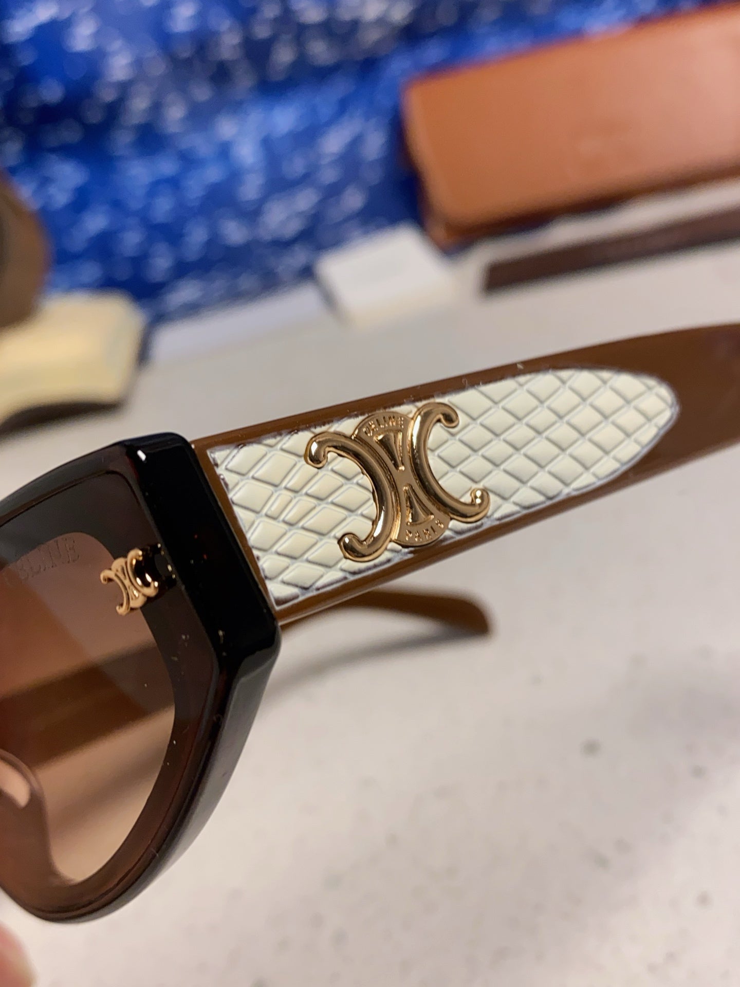 Celine Cat-Eye Red Lens Sunglasses for Men & Women - 432028 - detail image 7
