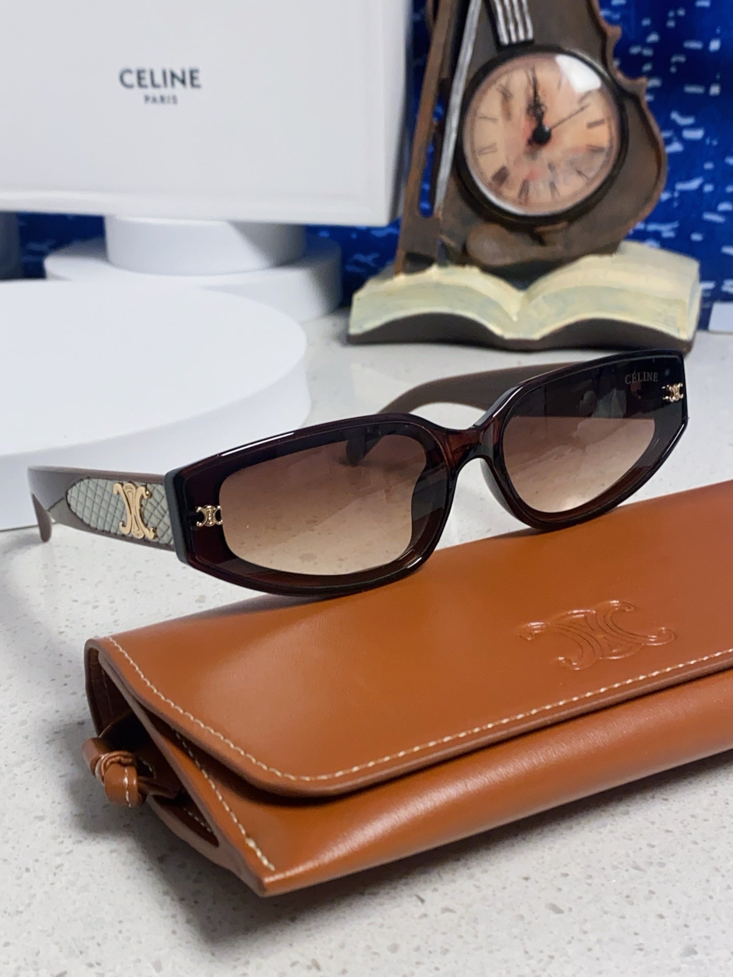 Celine Cat-Eye Red Lens Sunglasses for Men & Women - 432028 - detail image 10