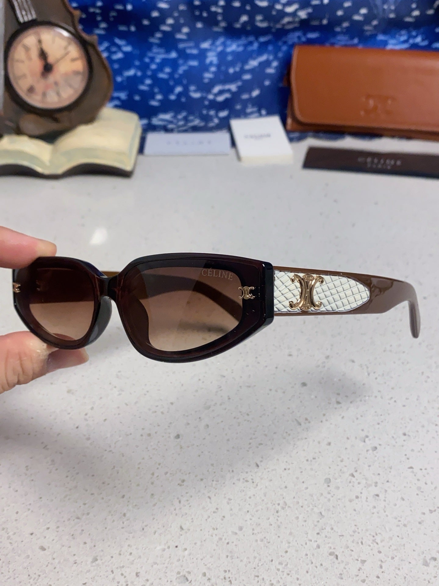Celine Cat-Eye Red Lens Sunglasses for Men & Women - 415599 - detail image 6