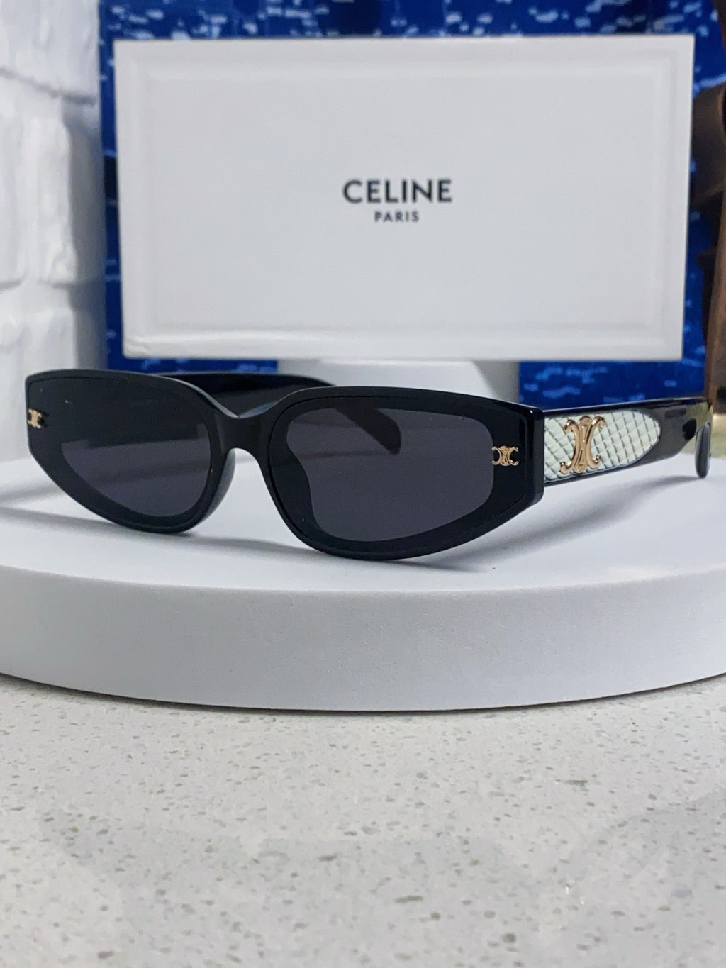Celine Cat-Eye Silver Lens Sunglasses for Men & Women - 432029