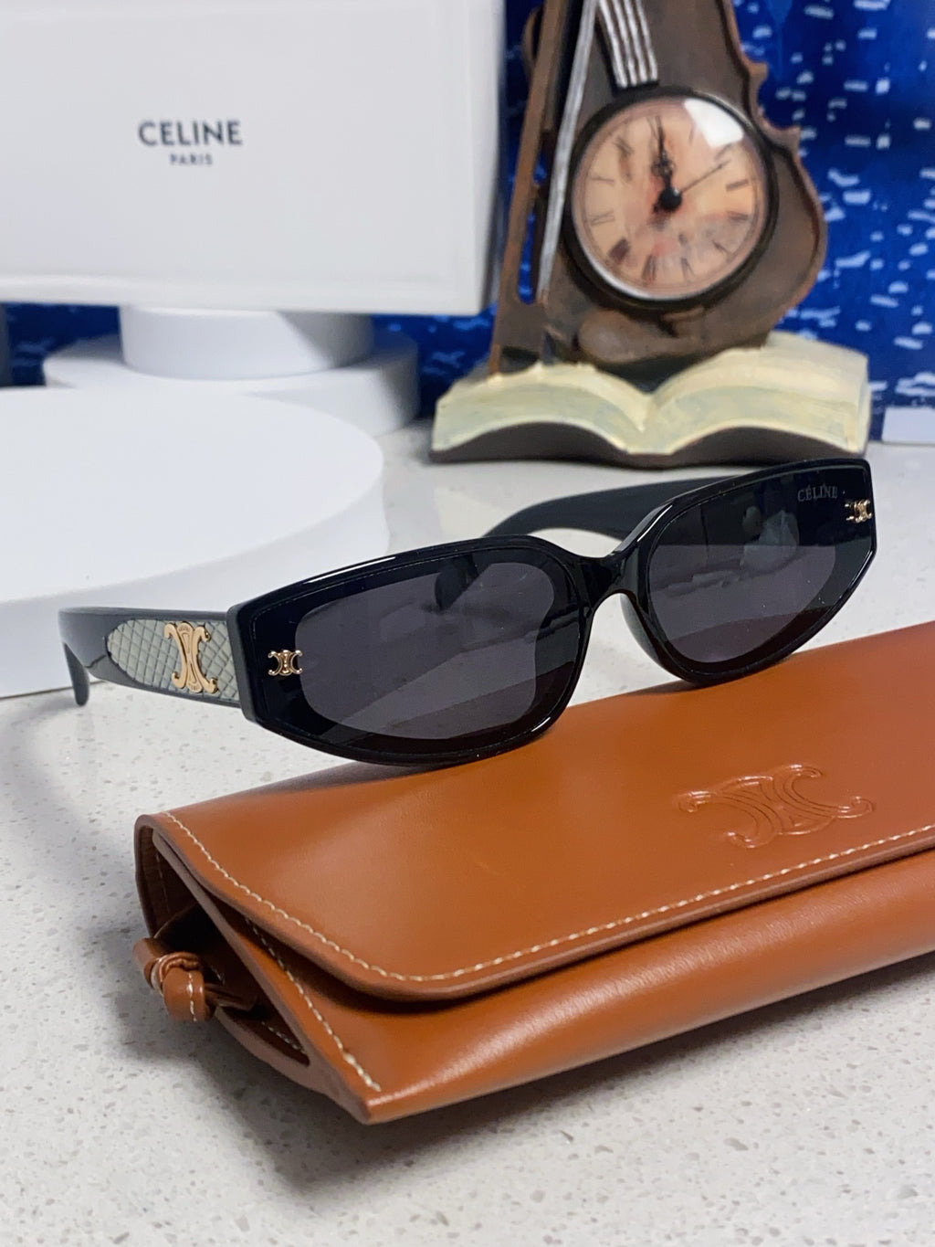 Celine Cat-Eye Silver Lens Sunglasses for Men & Women - 415618 - detail image 10