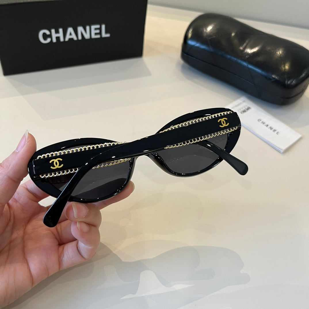 Chanel Oversized Silver Lens Sunglasses for Men & Women - 465093 - detail image 7