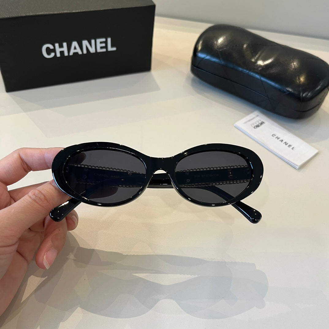 Chanel Oversized Silver Lens Sunglasses for Men & Women - 465093 - detail image 6