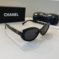 Chanel Oversized Silver Lens Sunglasses for Men & Women - 465093