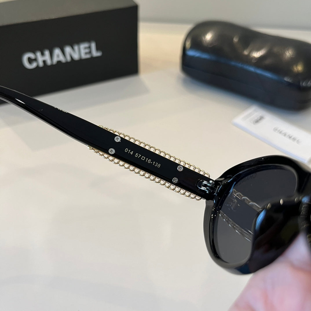 Chanel Oversized Silver Lens Sunglasses for Men & Women - 431554 - detail image 10