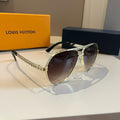 Louis Vuitton Polarized Fashion Gold Lens Sunglasses for Men - 431194