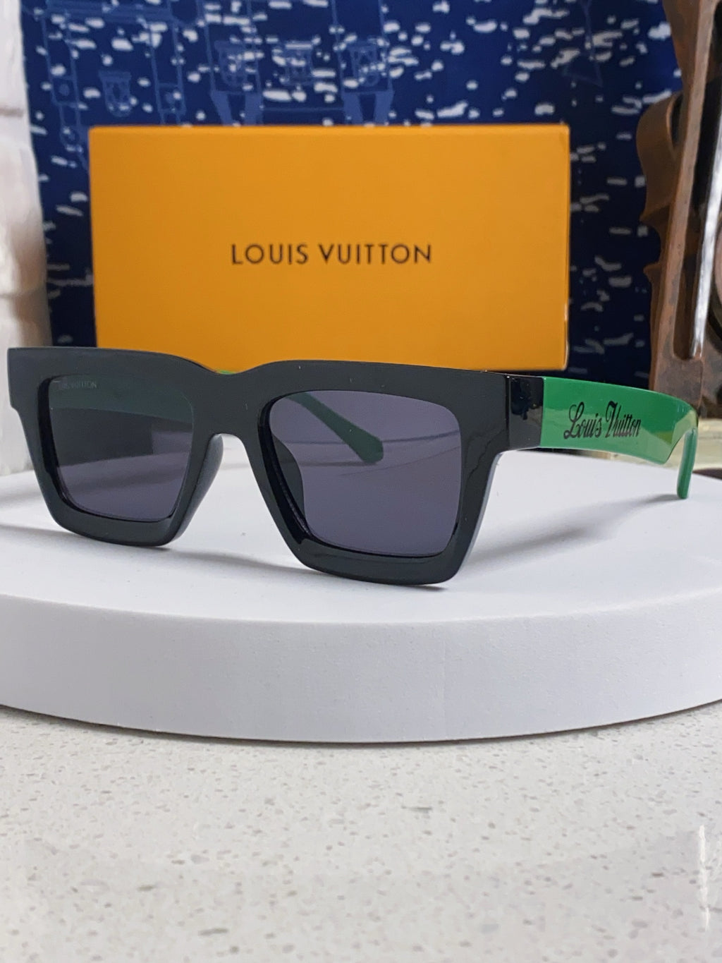 Louis Vuitton Square Blue Lens Sunglasses for Men & Women - 464667