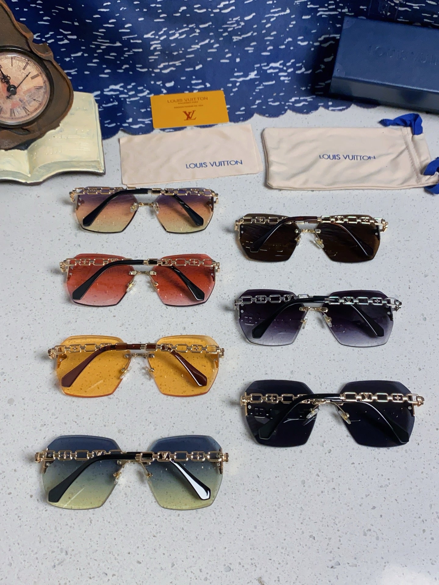 Louis Vuitton Oversized Brown Lens Sunglasses for Men & Women - detail image 10