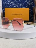 Louis Vuitton Oversized Red Lens Sunglasses for Men & Women