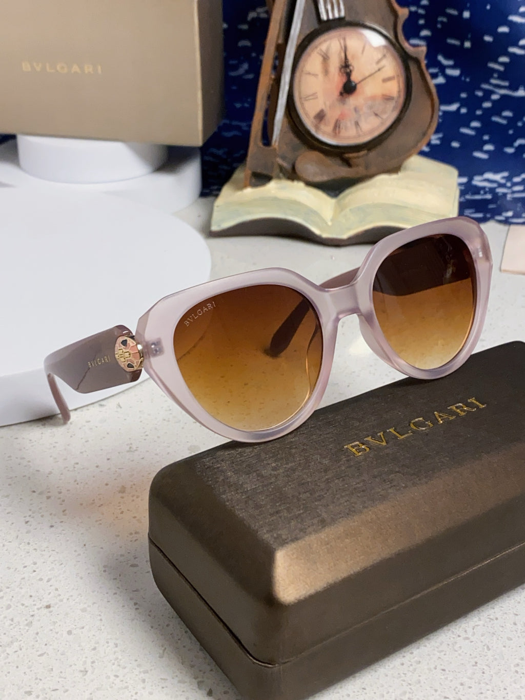 Bottega Veneta Metal Round Brown Lens Sunglasses for Men & Women - 432901 - detail image 9