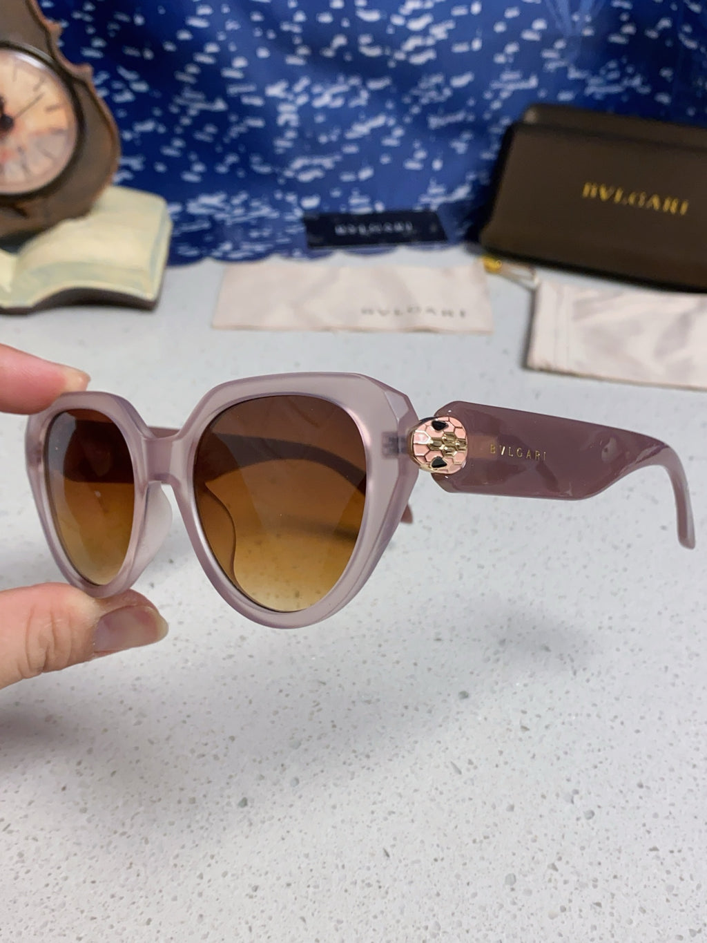 Bottega Veneta Metal Round Brown Lens Sunglasses for Men & Women - 487965 - detail image 6