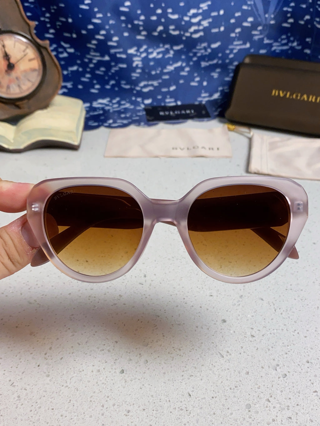 Bottega Veneta Metal Round Brown Lens Sunglasses for Men & Women - 487965 - detail image 4