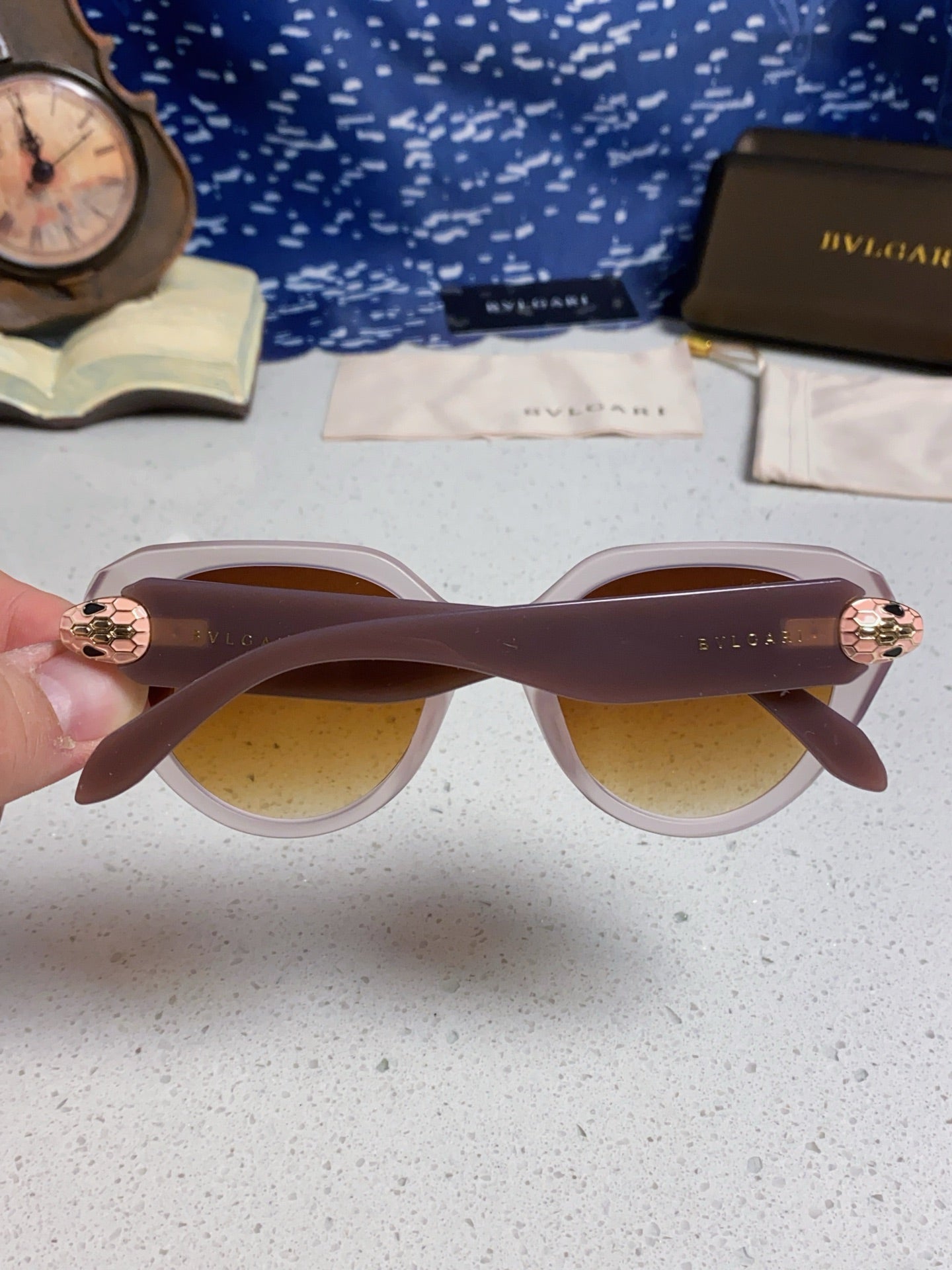 Bottega Veneta Metal Round Brown Lens Sunglasses for Men & Women - 487965 - detail image 5