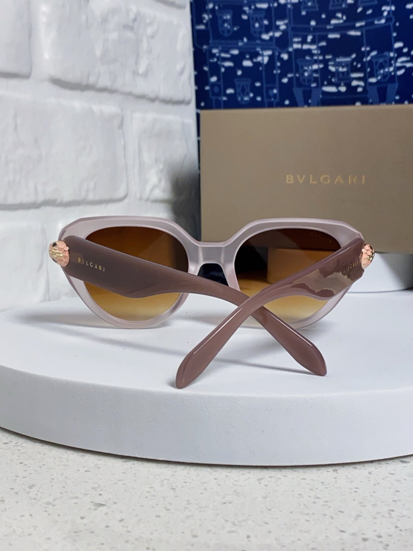 Bottega Veneta Metal Round Brown Lens Sunglasses for Men & Women - 487965 - detail image 3