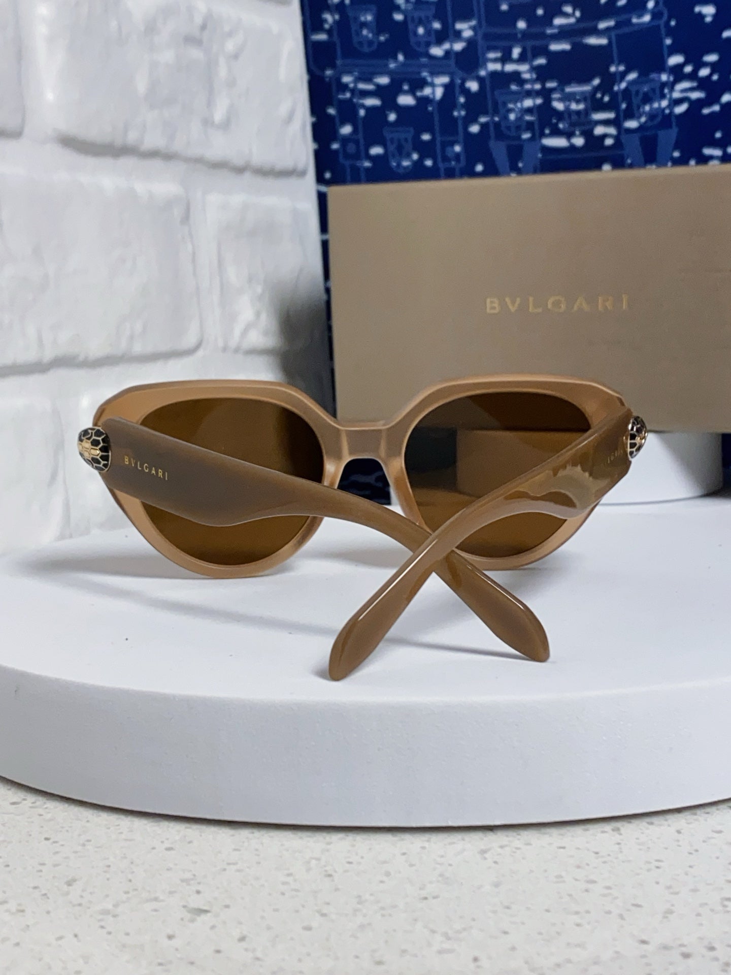 Bottega Veneta Metal Round Brown Lens Sunglasses for Men & Women - 487966 - detail image 3