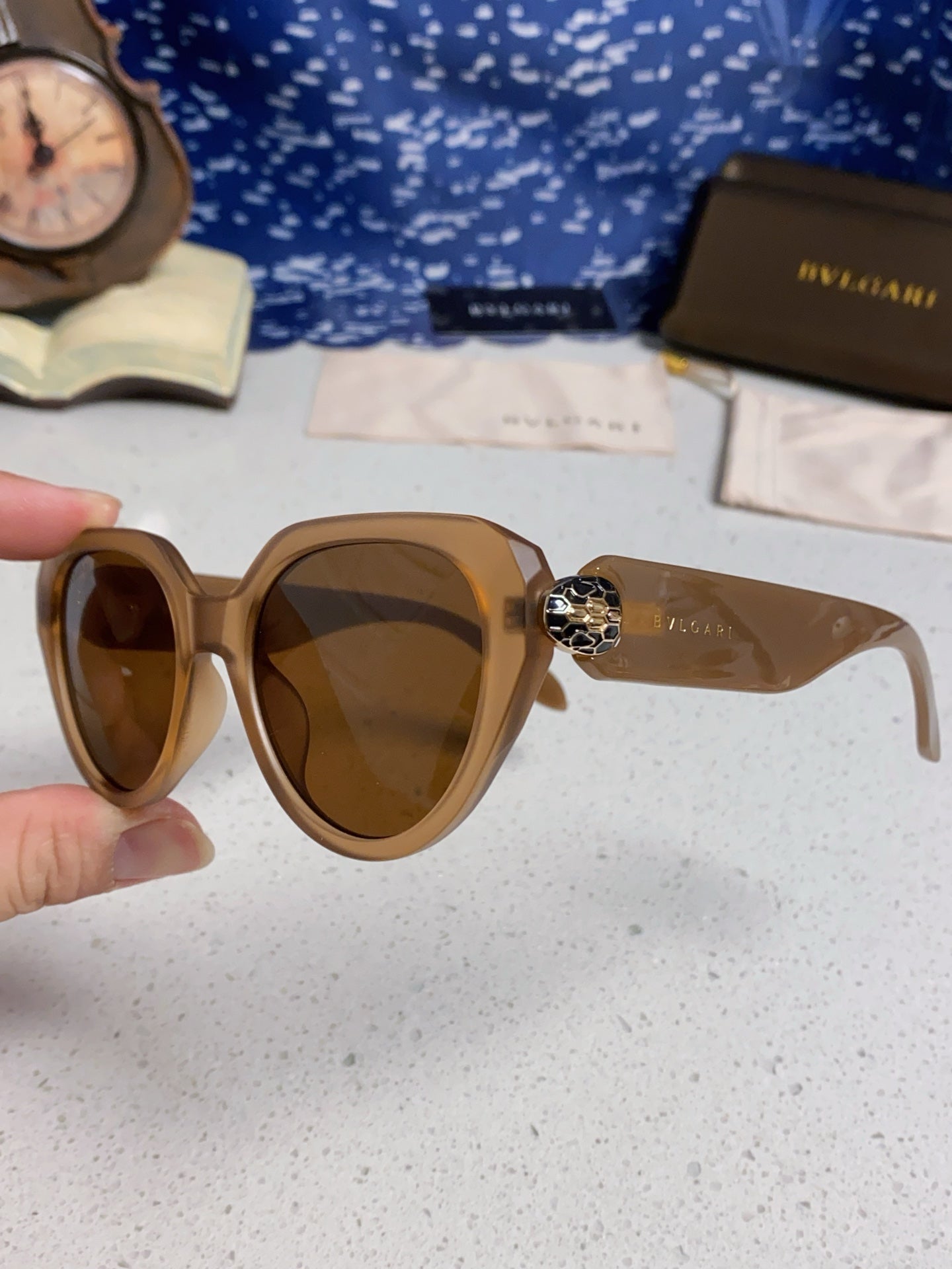 Bottega Veneta Metal Round Brown Lens Sunglasses for Men & Women - 487966 - detail image 6