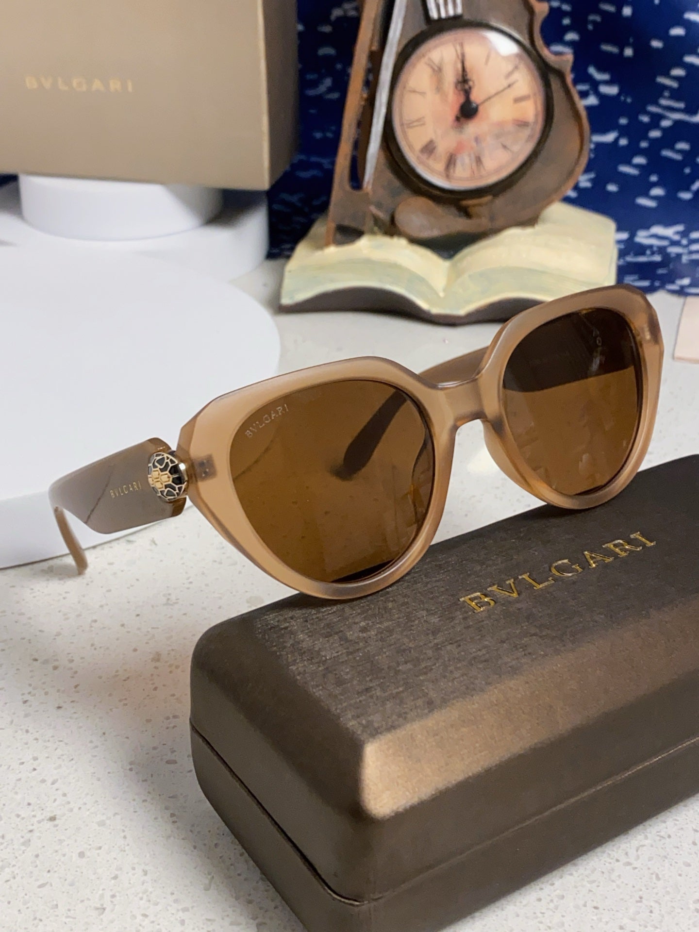Bottega Veneta Metal Round Brown Lens Sunglasses for Men & Women - 487966 - detail image 9