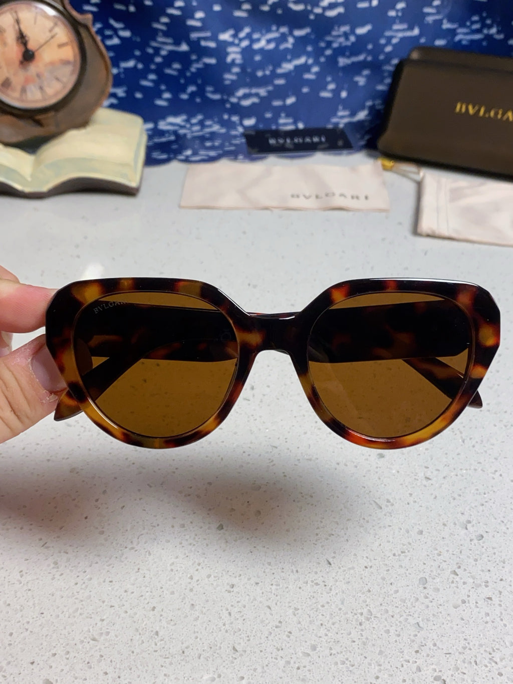 Bottega Veneta Metal Round Brown Lens Sunglasses for Men & Women - 432905 - detail image 4