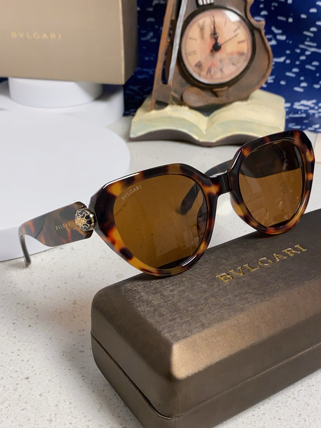 Bottega Veneta Metal Round Brown Lens Sunglasses for Men & Women - detail image 10