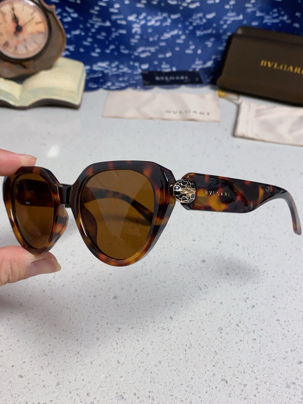 Bottega Veneta Metal Round Brown Lens Sunglasses for Men & Women - detail image 6