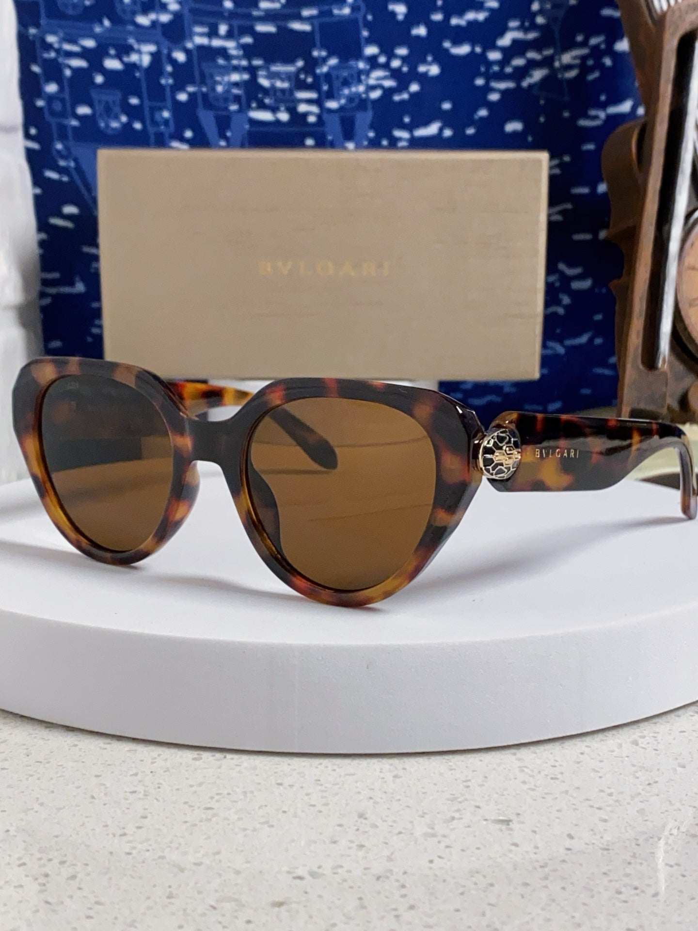 Bottega Veneta Metal Round Brown Lens Sunglasses for Men & Women