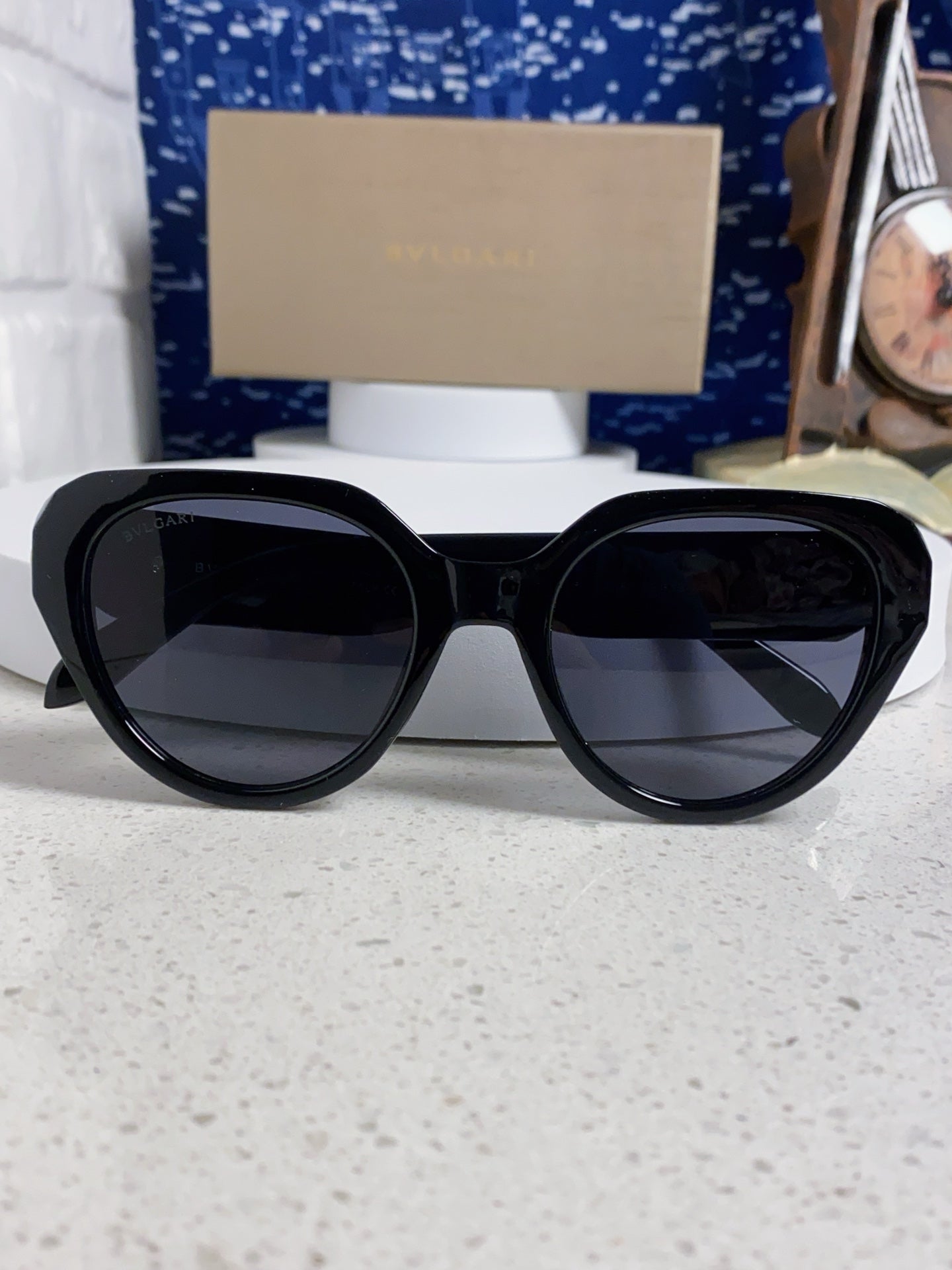 Bottega Veneta Metal Round Gray Lens Sunglasses for Men & Women - 432906 - detail image 9