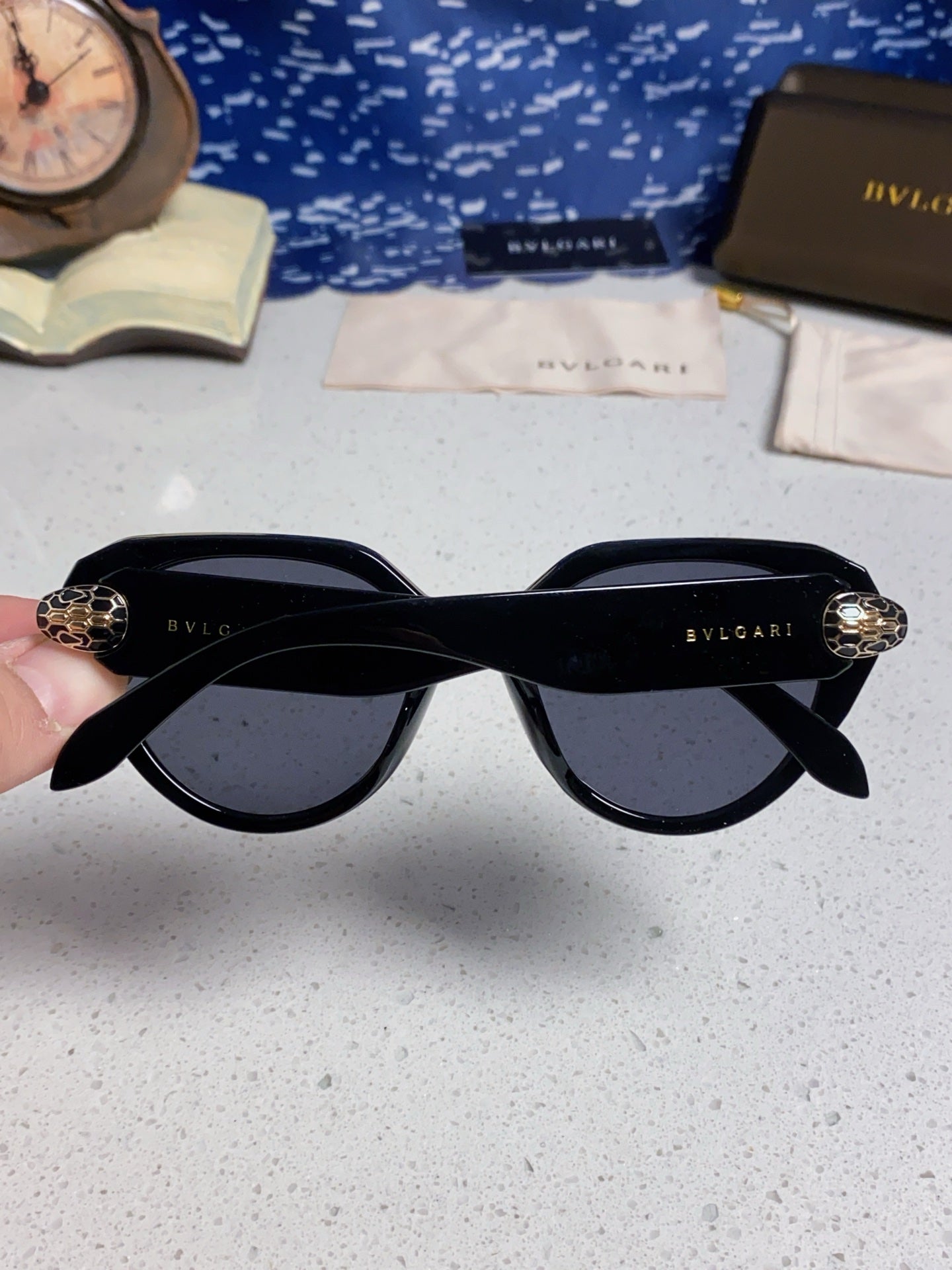 Bottega Veneta Metal Round Gray Lens Sunglasses for Men & Women - detail image 5