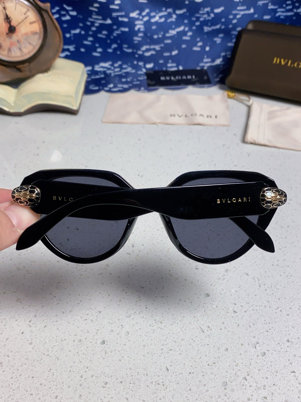 Bottega Veneta Metal Round Gray Lens Sunglasses for Men & Women - 432906 - detail image 5