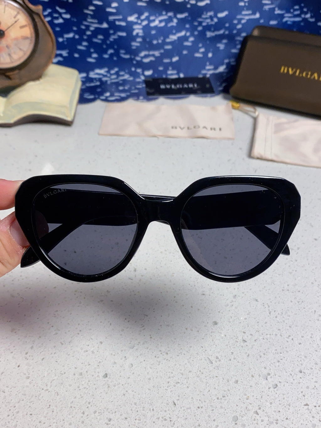 Bottega Veneta Metal Round Gray Lens Sunglasses for Men & Women - detail image 4