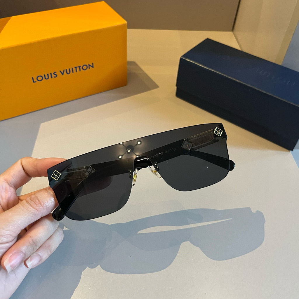 Louis Vuitton Metal Aviator Gold Lens Sunglasses for Men & Women - 431154 - detail image 4