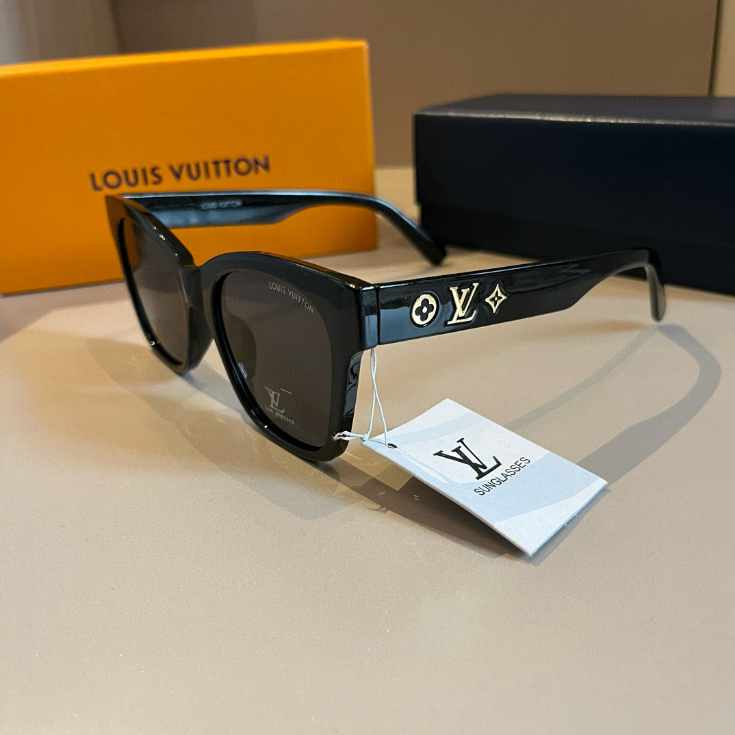 Louis Vuitton Metal Fashion Gold Lens Sunglasses for Men & Women - detail image 3