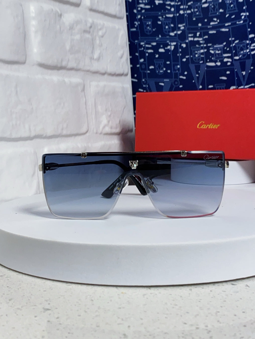 Cartier Fashion Blue Lens Sunglasses for Men - 487204 - detail image 2