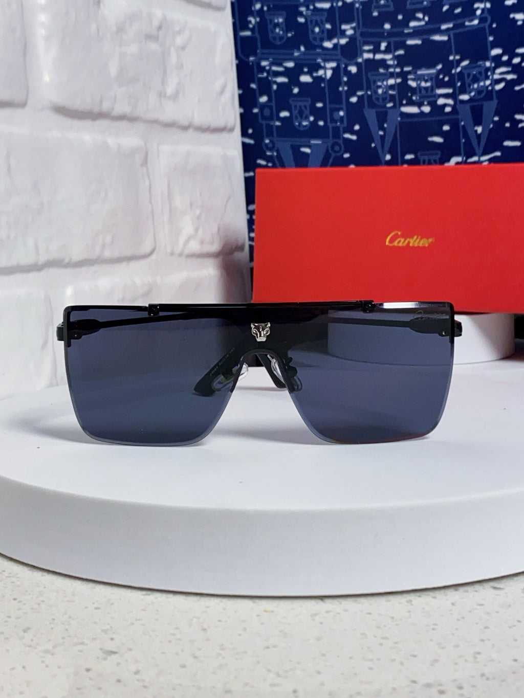 Cartier Fashion Blue Lens Sunglasses for Men - 432384 - detail image 2