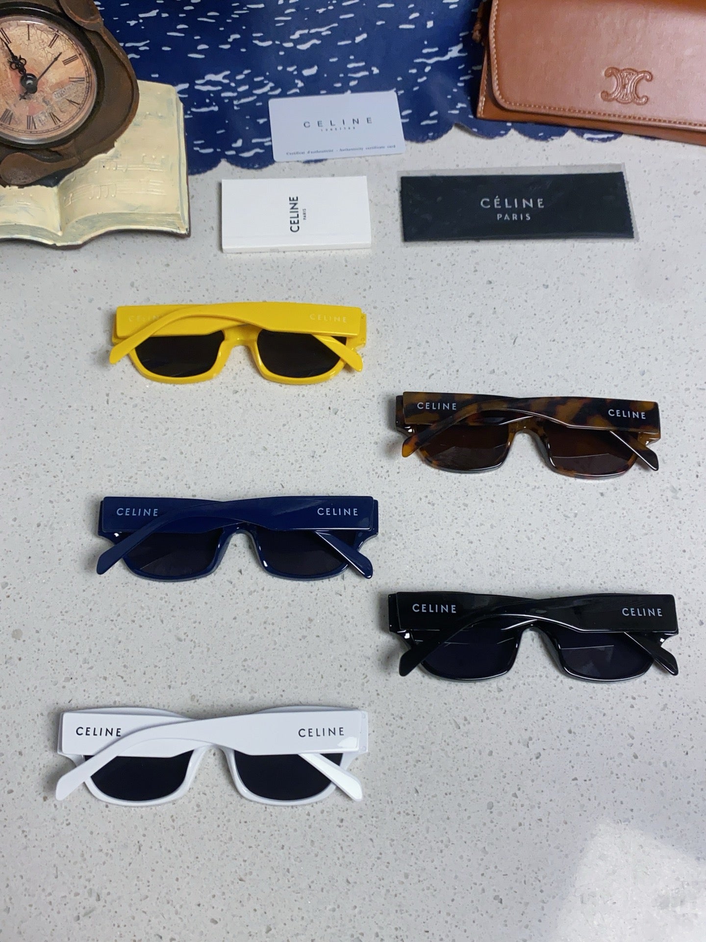 Celine Fashion Black Lens Sunglasses for Men & Women - 486973 - detail image 11