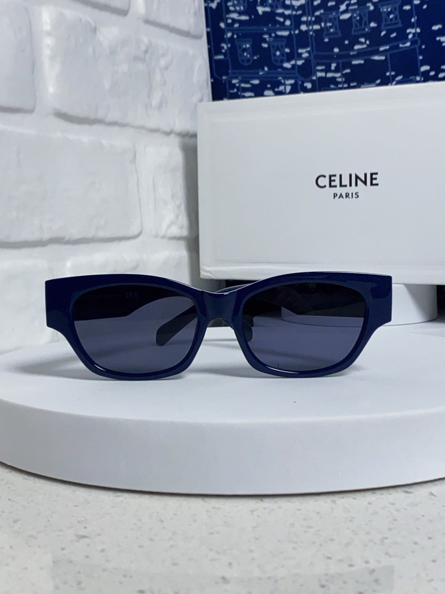 Celine Fashion Blue Lens Sunglasses for Men & Women - detail image 2