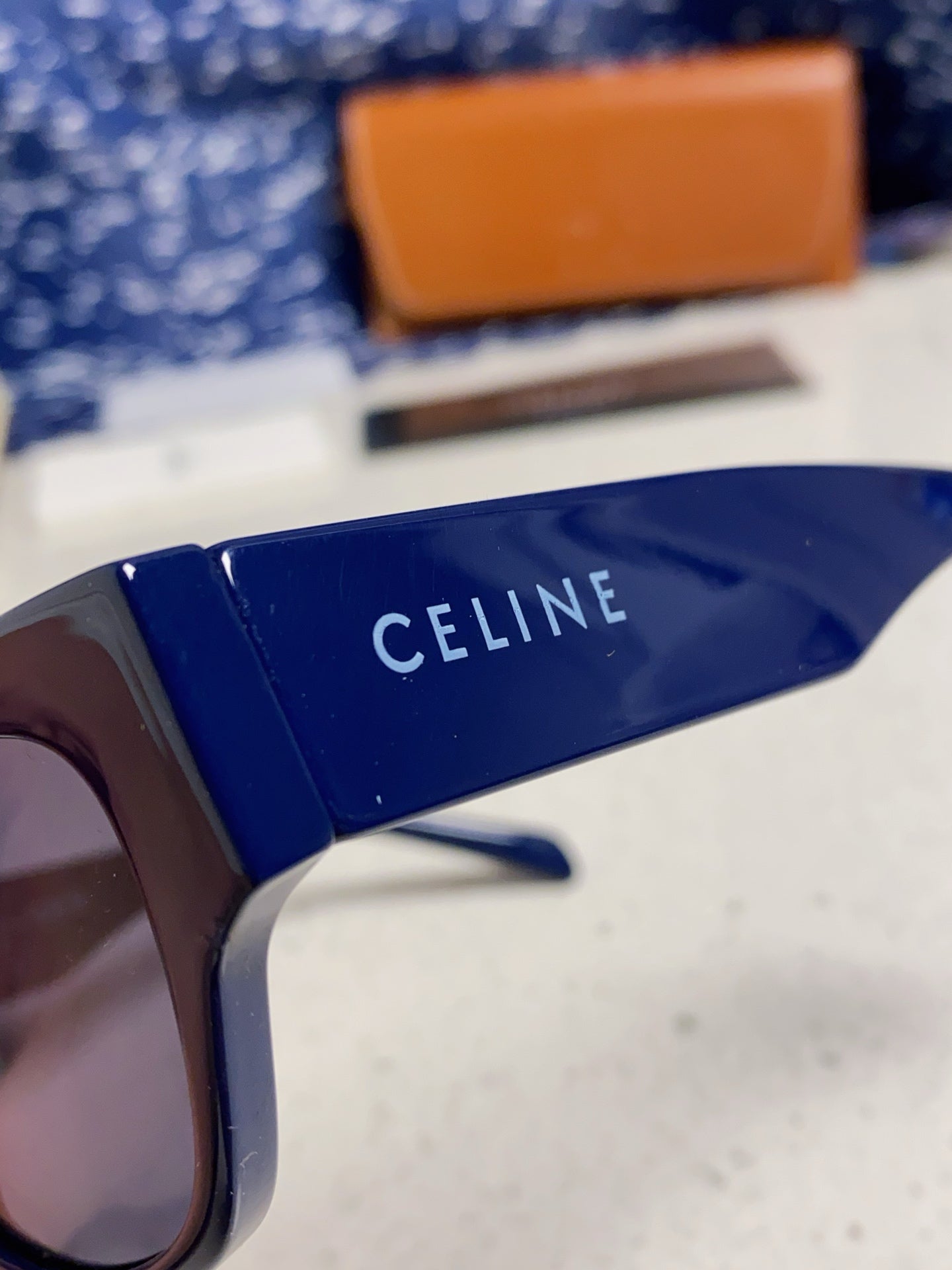 Celine Fashion Blue Lens Sunglasses for Men & Women - 358286 - detail image 7