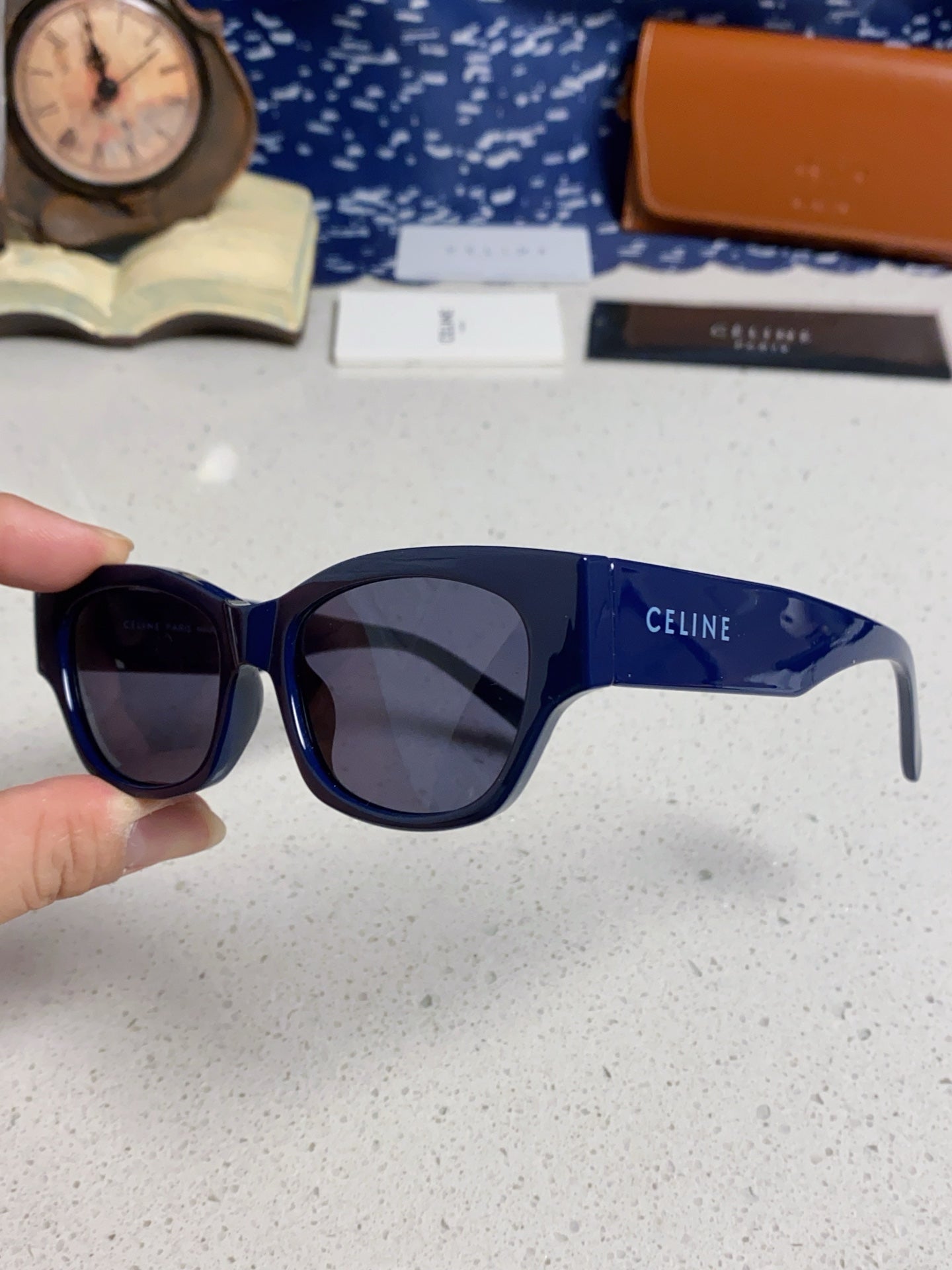 Celine Fashion Blue Lens Sunglasses for Men & Women - 358286 - detail image 6