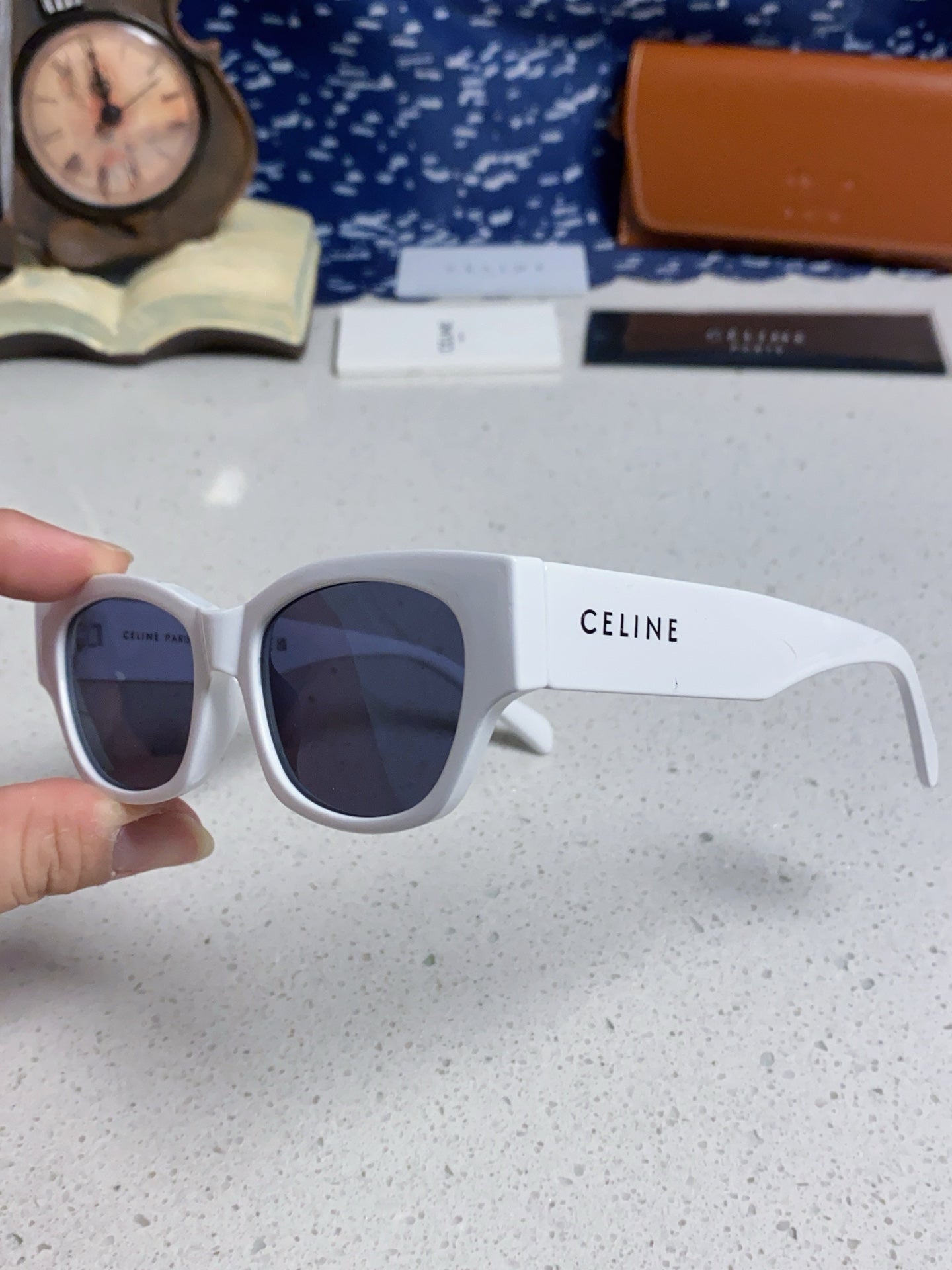 Celine Fashion Blue Lens Sunglasses for Men & Women - 486971 - detail image 6