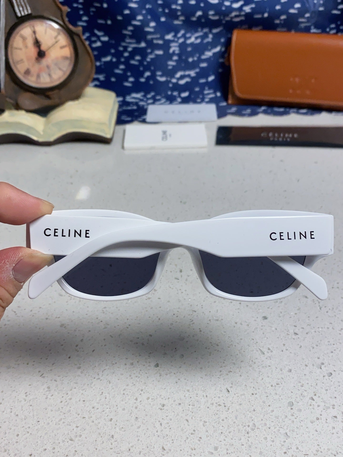 Celine Fashion Blue Lens Sunglasses for Men & Women - 486971 - detail image 5
