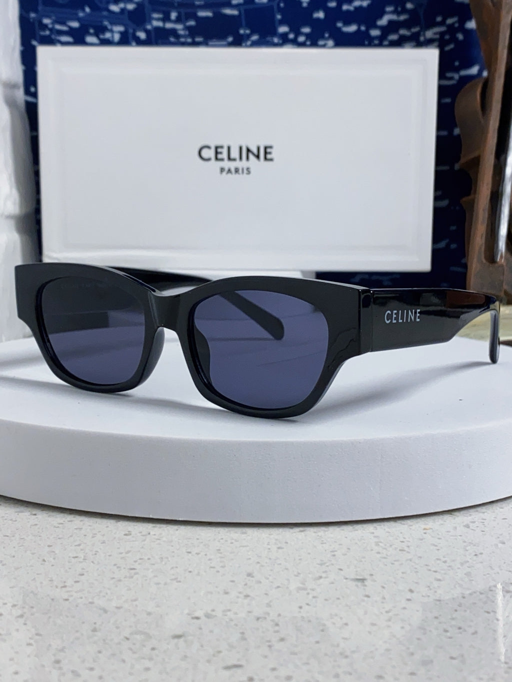 Celine Fashion Black Lens Sunglasses for Men & Women - 358288
