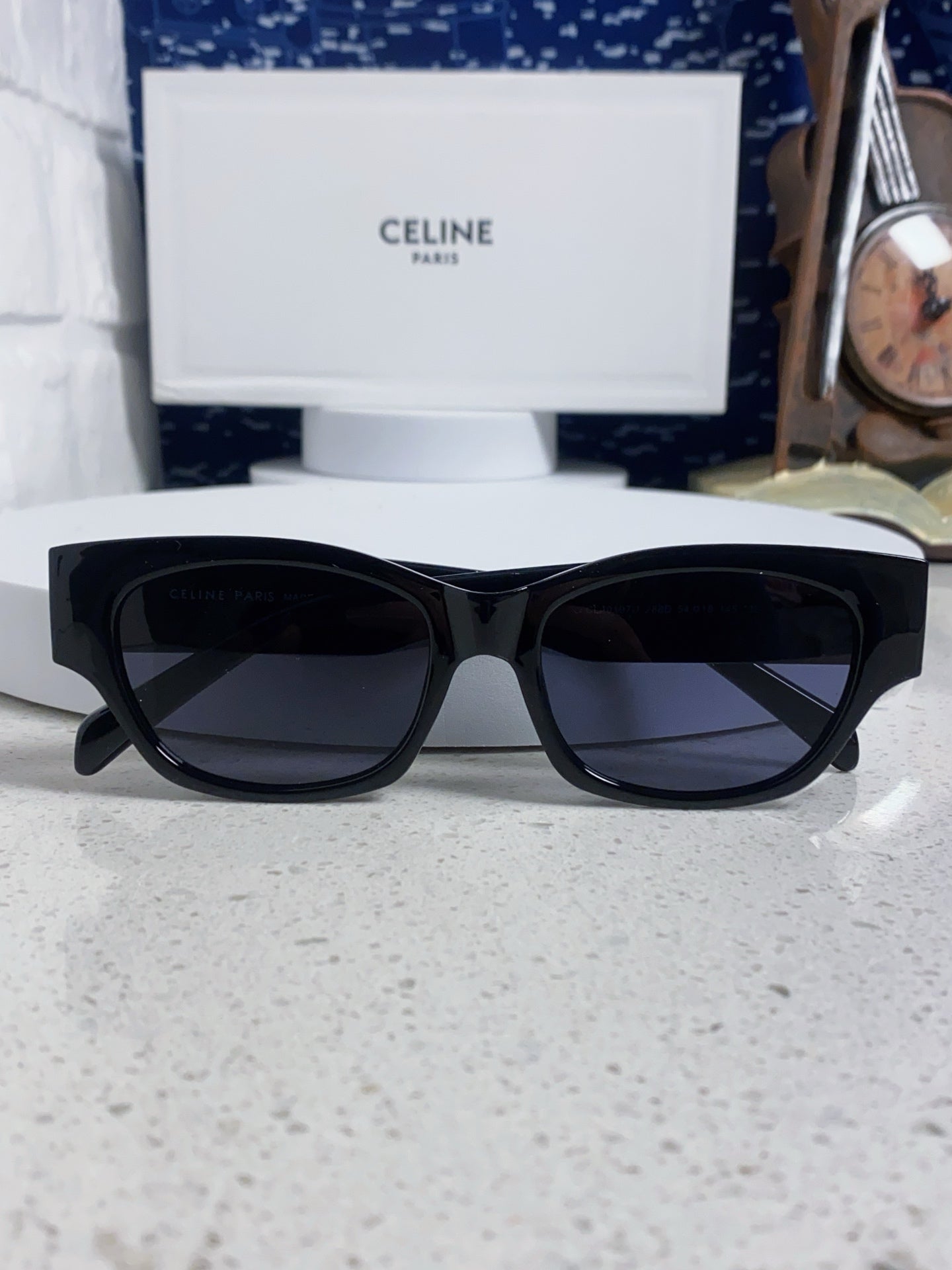 Celine Fashion Black Lens Sunglasses for Men & Women - 431992 - detail image 9