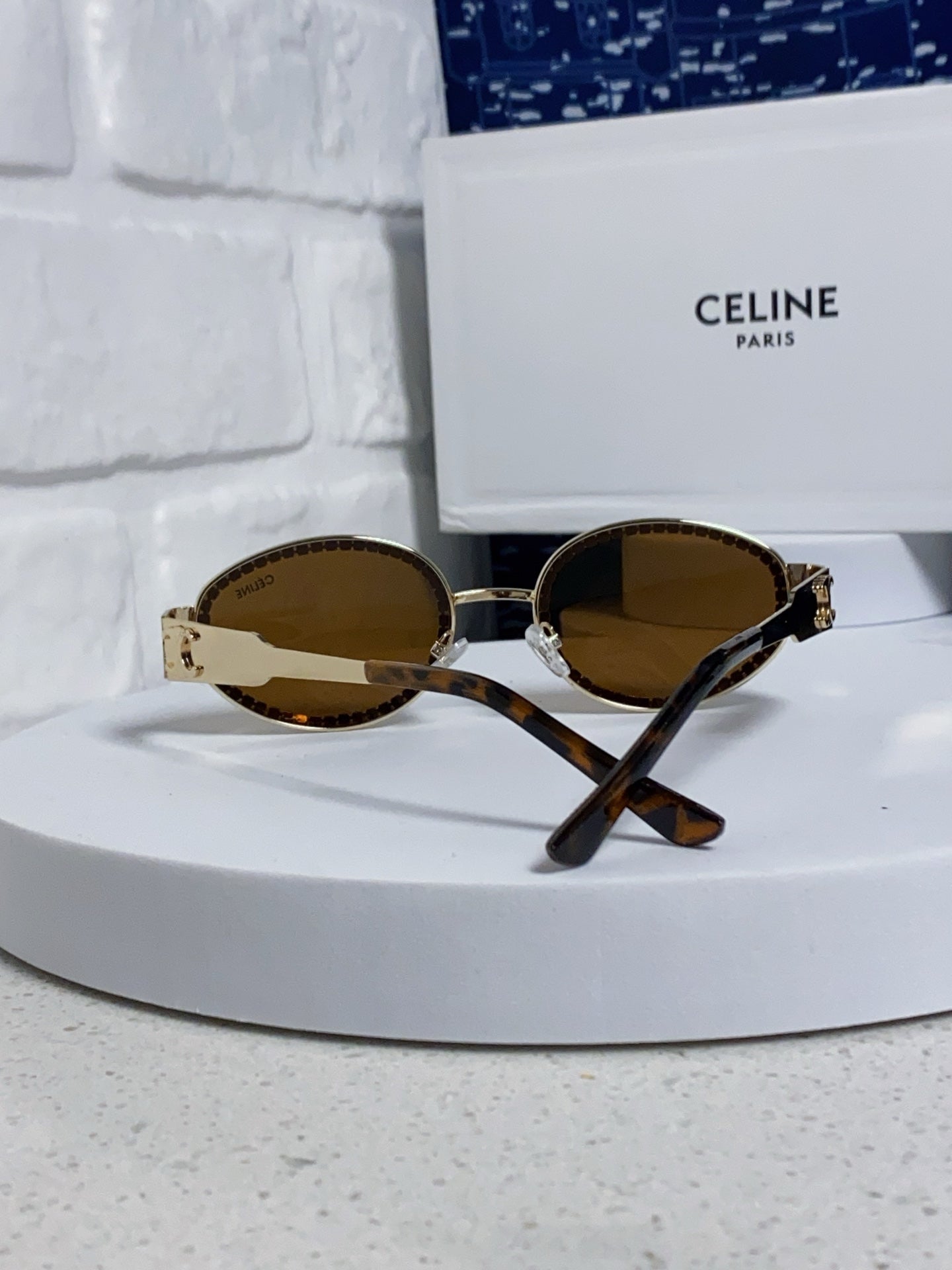 Celine Round Brown Lens Sunglasses for Men & Women - detail image 3