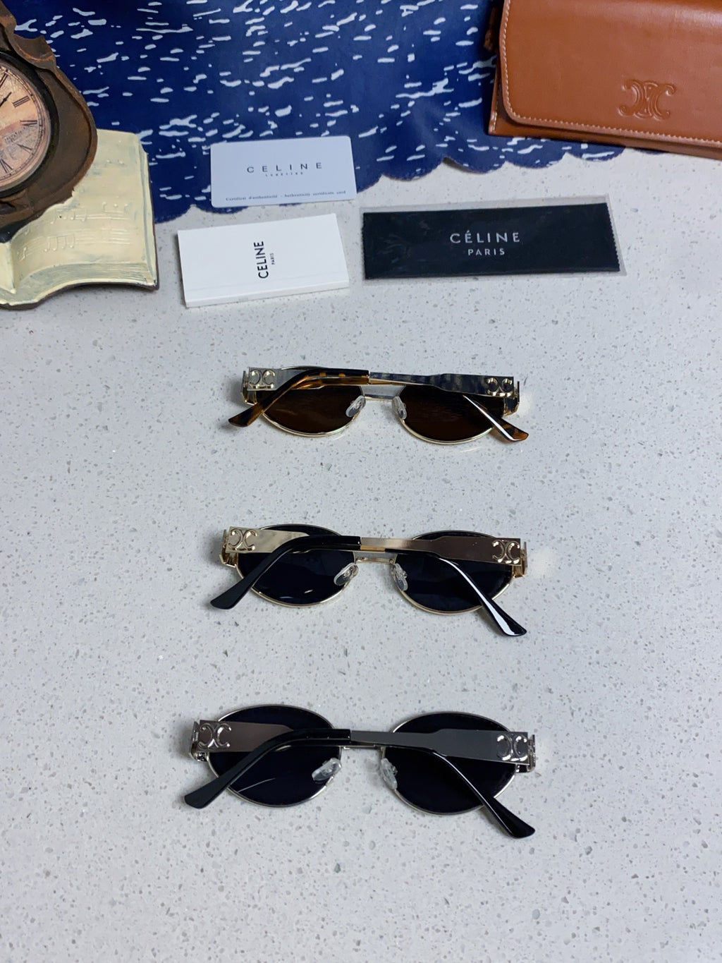 Celine Round Silver Lens Sunglasses for Men & Women - detail image 11
