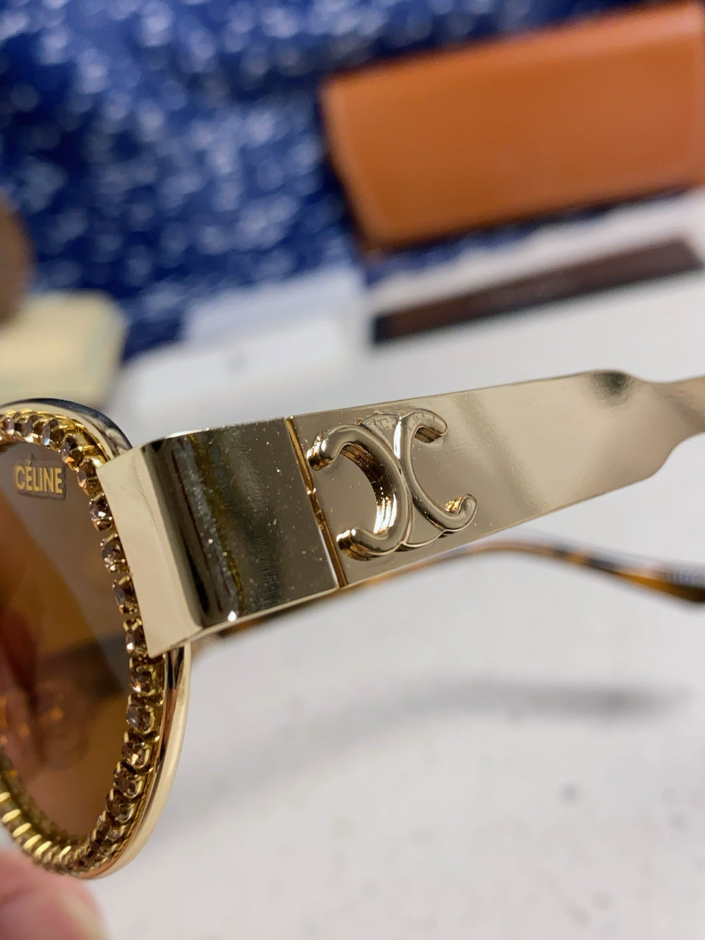 Celine Round Brown Lens Sunglasses for Men & Women - detail image 7