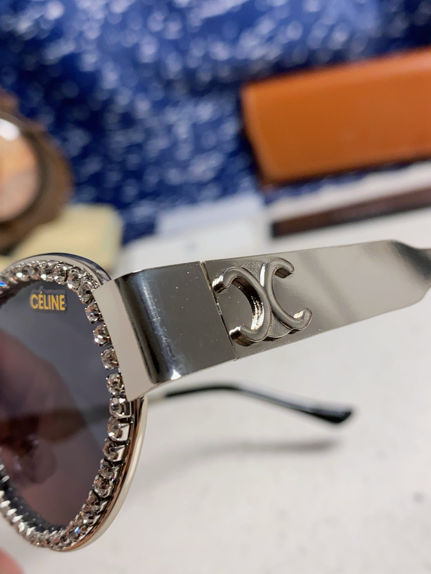 Celine Round Silver Lens Sunglasses for Men & Women - detail image 7